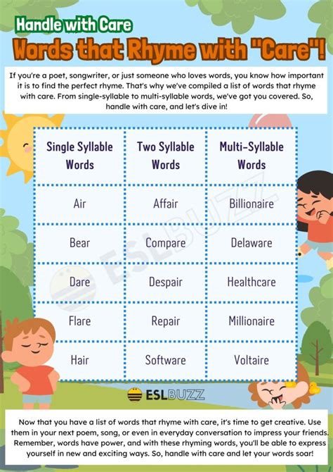 words that rhyme with cares